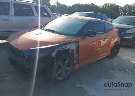 2016 Hyundai Veloster Turbo from USA, damaged, VIN KMHTC6AE9GU258792